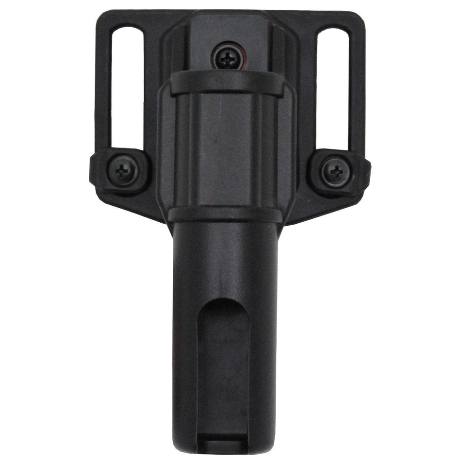 MFH Security Baton Holder 12cm Rotatable Black Open Black