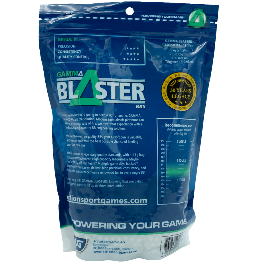 ASG Gamma Blaster Airsoft BB’s 0.28g 1kg Bag