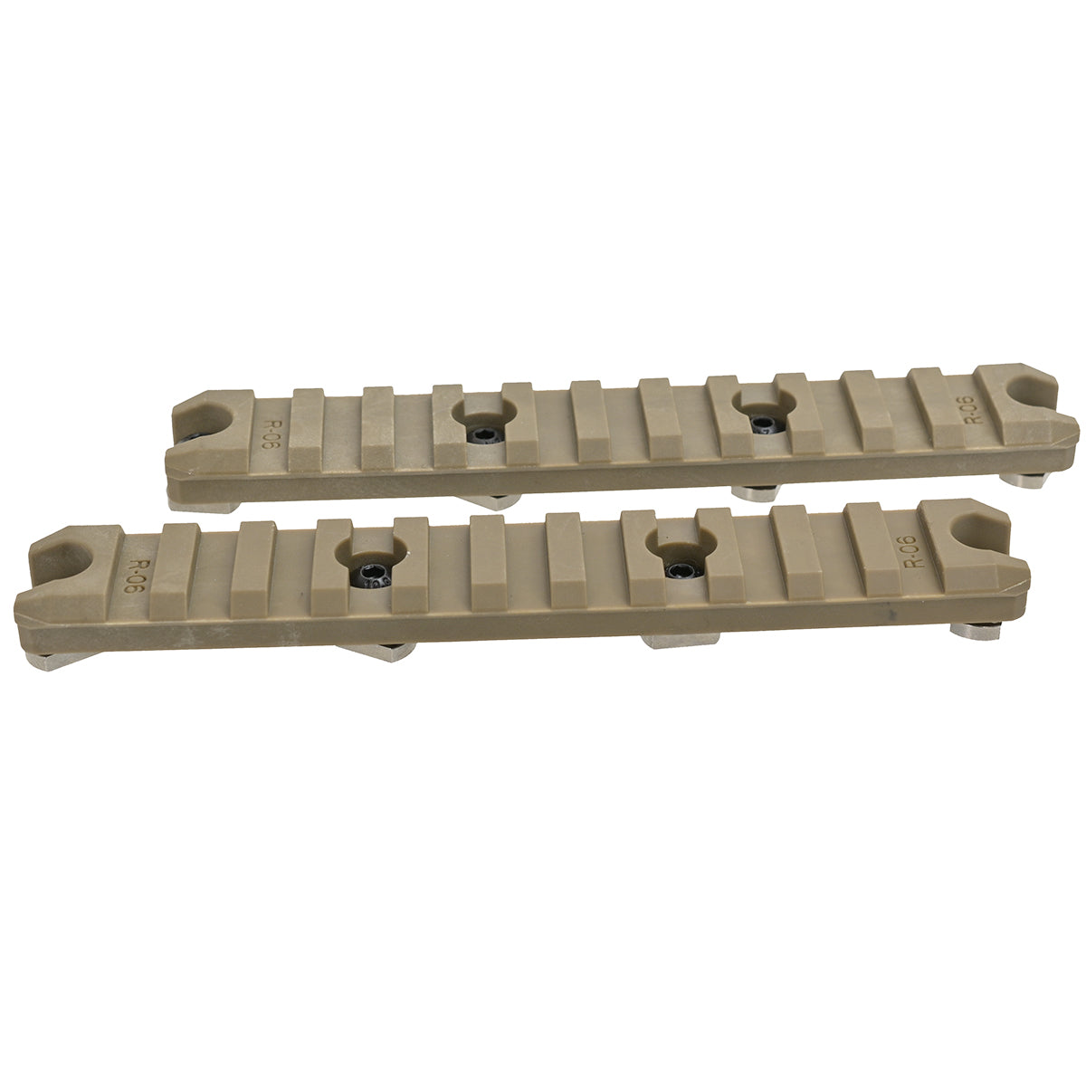Ares Amoeba 5" M-Lok Key Rail Mount 2pcs Dark Earth