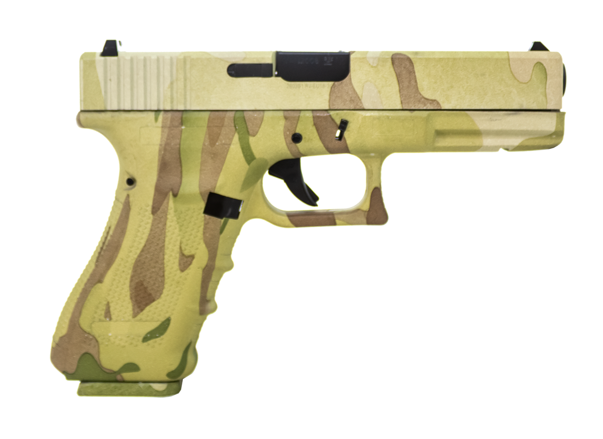 Raven Nuprol EU Full Auto Airsoft Pistol GBB Camo Frame & Slide