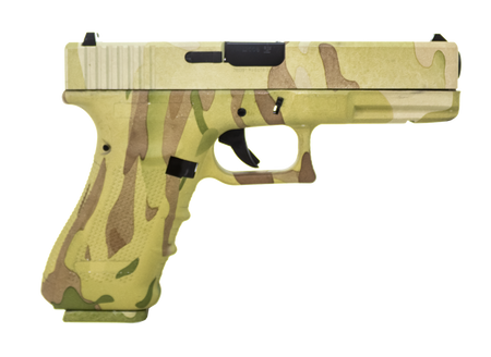 Raven Nuprol EU Full Auto Airsoft Pistol GBB Camo Frame & Slide