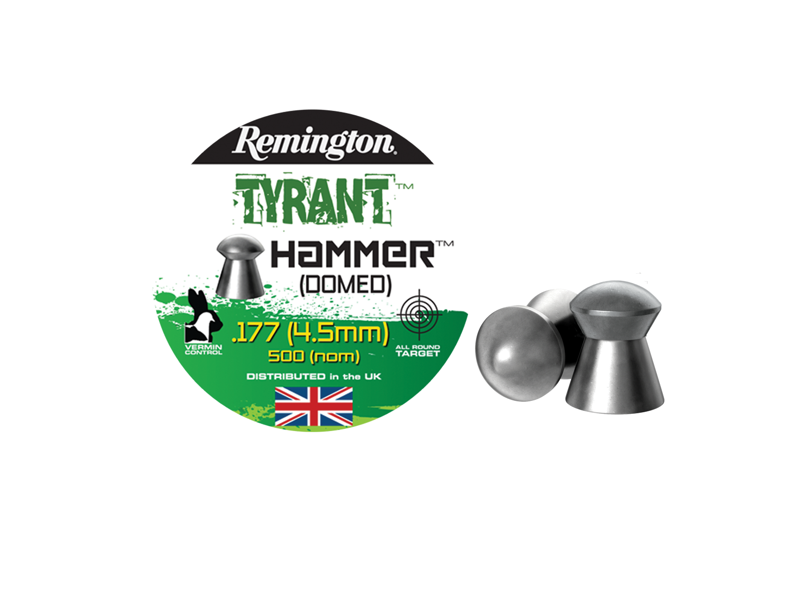 Remington Tyrant Hammer Dome Air Rifle Pellets