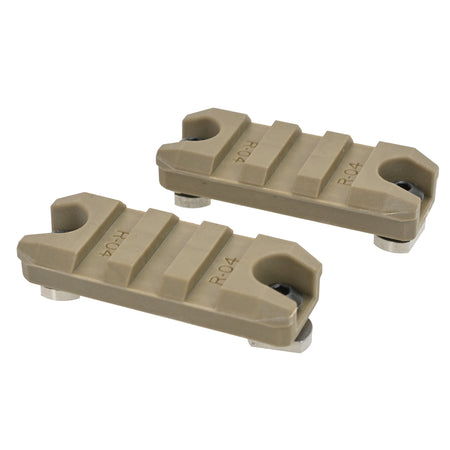 Ares Amoeba 2.0" M-Lok Key Rail Mount 2pcs Dark Earth 