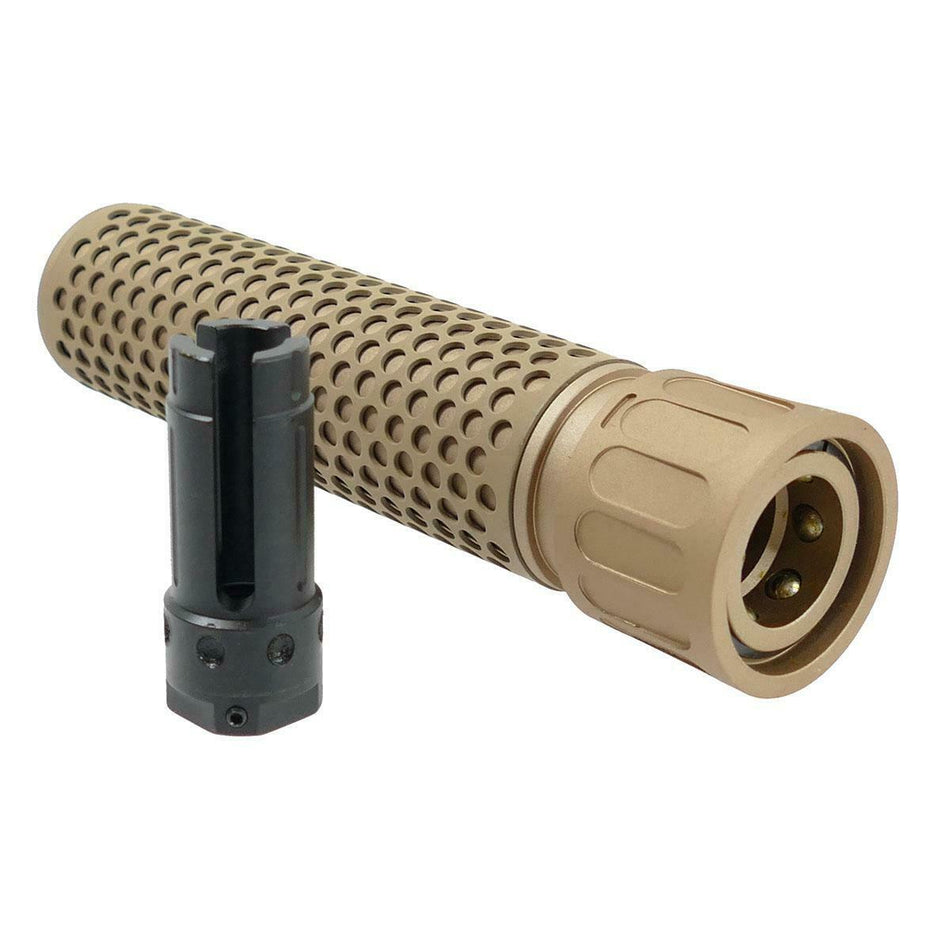 SHS Socom KAC Quick Detach Barrel Extension Silencer Dark Earth 175mm  