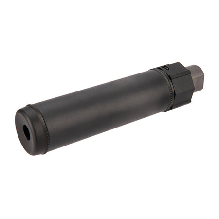 5KU Airsoft Barrel Extension Dummy Silencer Black QD 157mm