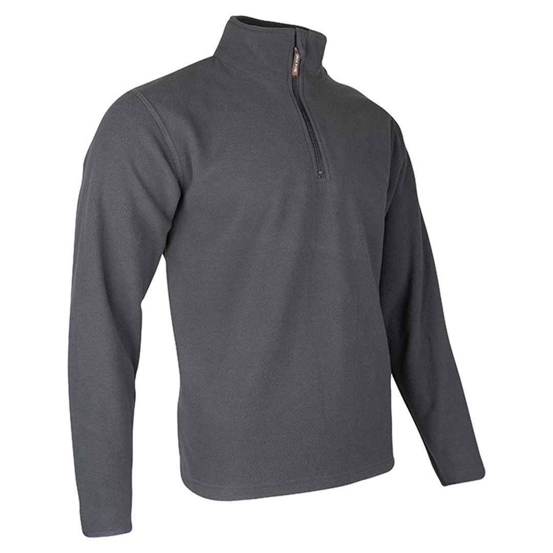 Jack Pyke Country Fleece Top ¼ Zip Pullover Charcoal