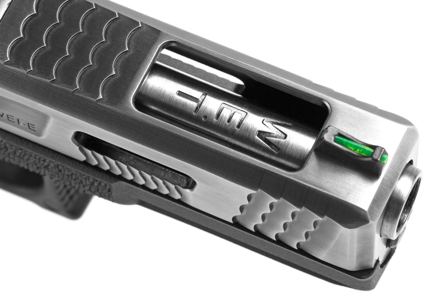 WE Airsoft G-Force EU17 SV Silver Barrel Silver Slide Black Frame Green Gas Pistol