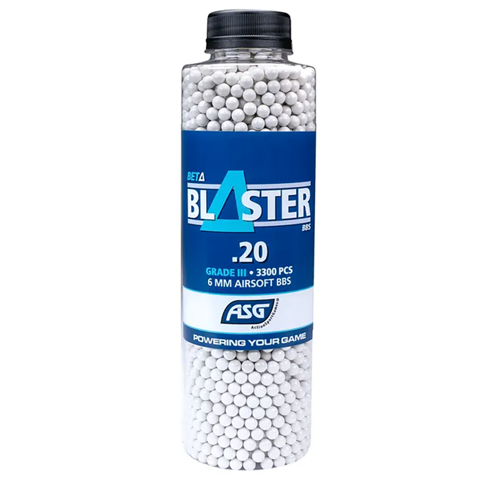 ASG Beta Blaster Airsoft BBs 0.20g 3300 Bottle