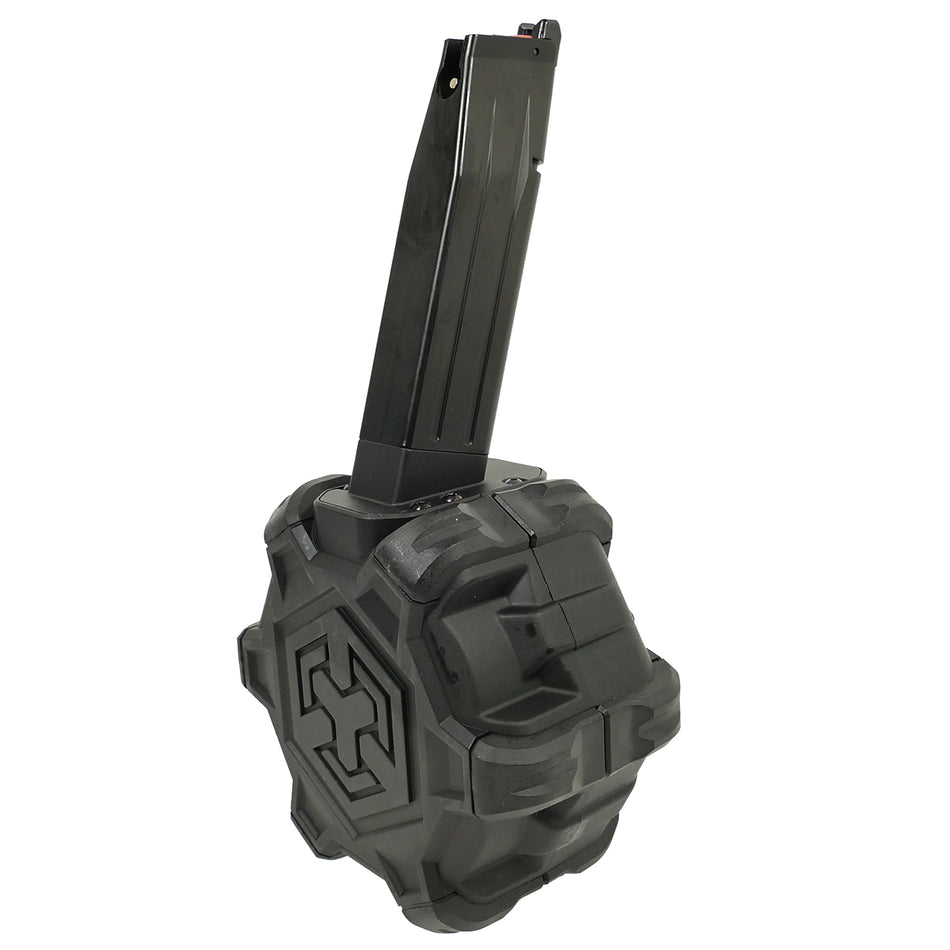 Armorer Works Drum Magazine NE-Series 1911 GBB 350rd 6mm bb's