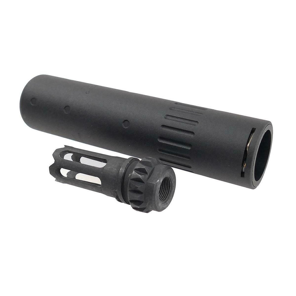 G&G Airsoft Scar QD Mock Suppressor & Flashhider 14mm CCW