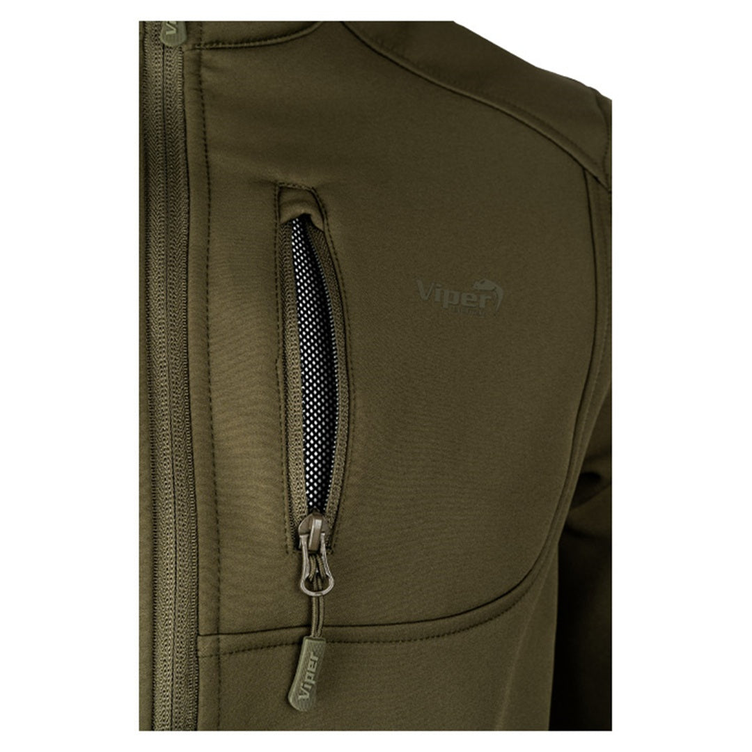 Viper Covert Softshell Jacket Green
