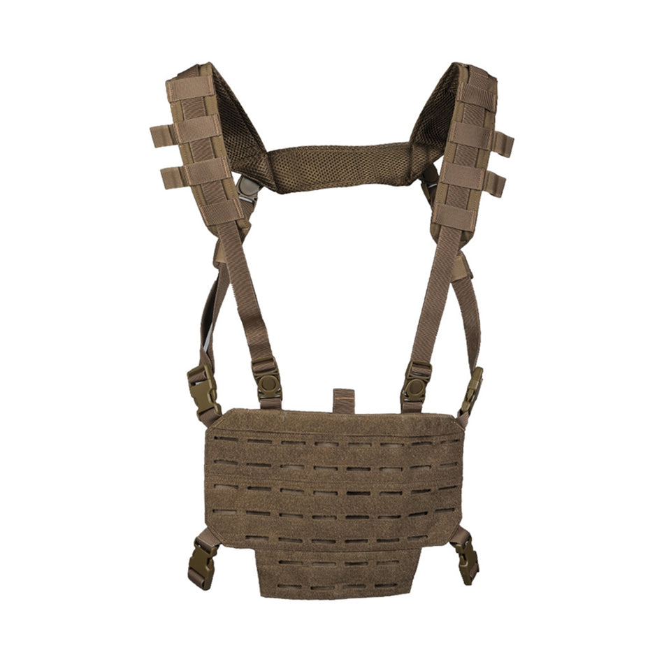 Mil-Tec Tactical Chest Rig Vest Lightweight Dark Coyote