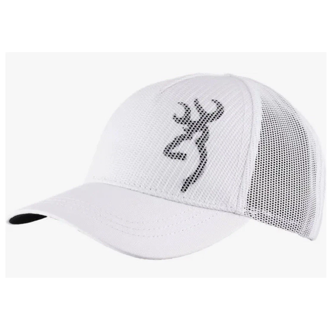 Browning Logo Trenton Baseball Hat Cap White