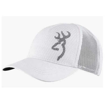 Browning Logo Trenton Baseball Hat Cap White