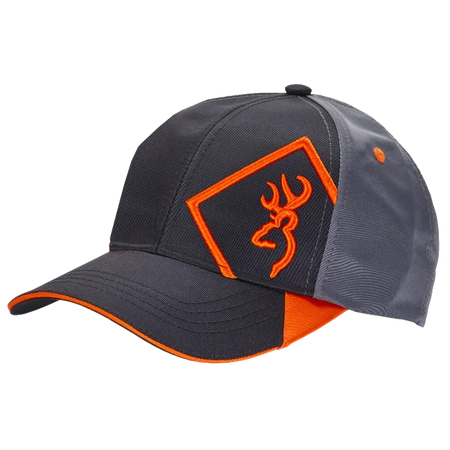 Browning Helios Baseball Hat Cap Blue / Orange