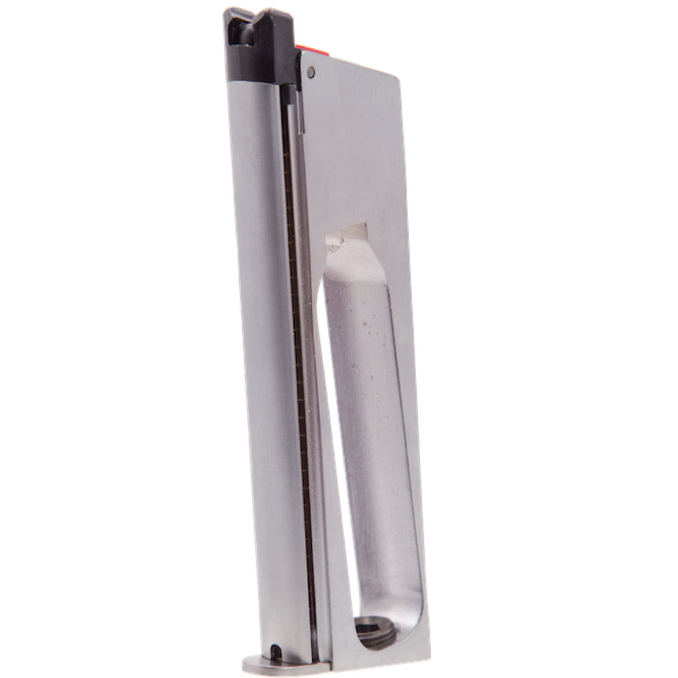 Armorer Works 1911 GBB CO2 Magazine 15rd Silver 6mm bb's