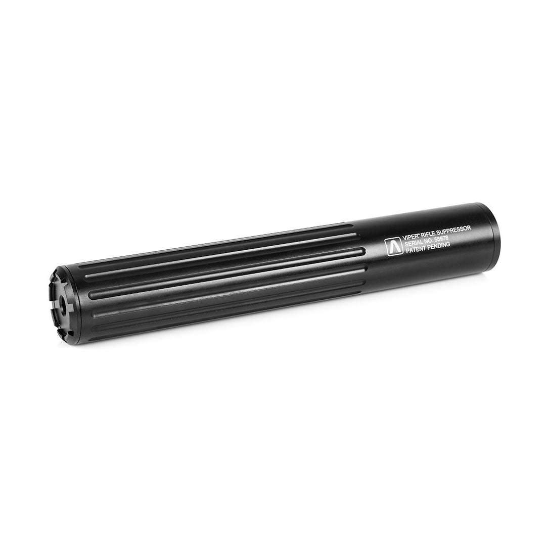 AirsoftPro CNC Suppressor (Silencer) VIPER™ 250 x 40mm with Barrel Extension