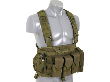 8 Fields Force Recon Chest Harness Vest Green 