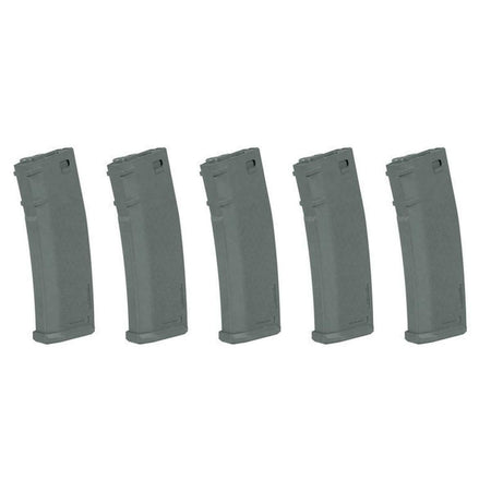 Specna Arms Airsoftt Magazine Box Set M-Series 5pcs 300rd Grey 