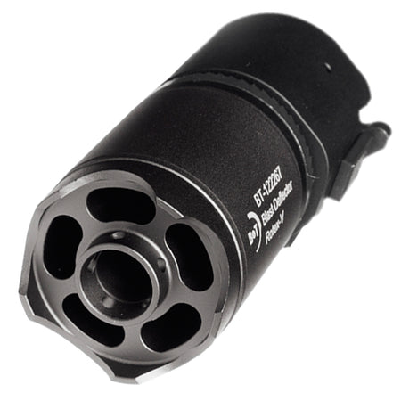 B&T Rotex-V Barrel Extension Mock Suppressor 95mm Blast Deflector Black 