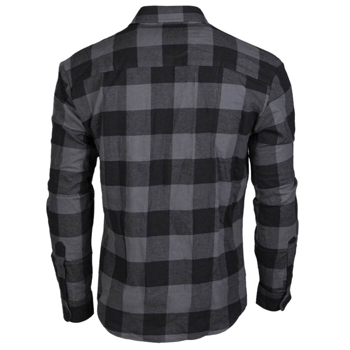 Mil-Tec Lumberjack Check Flannel Shirt Black / Grey