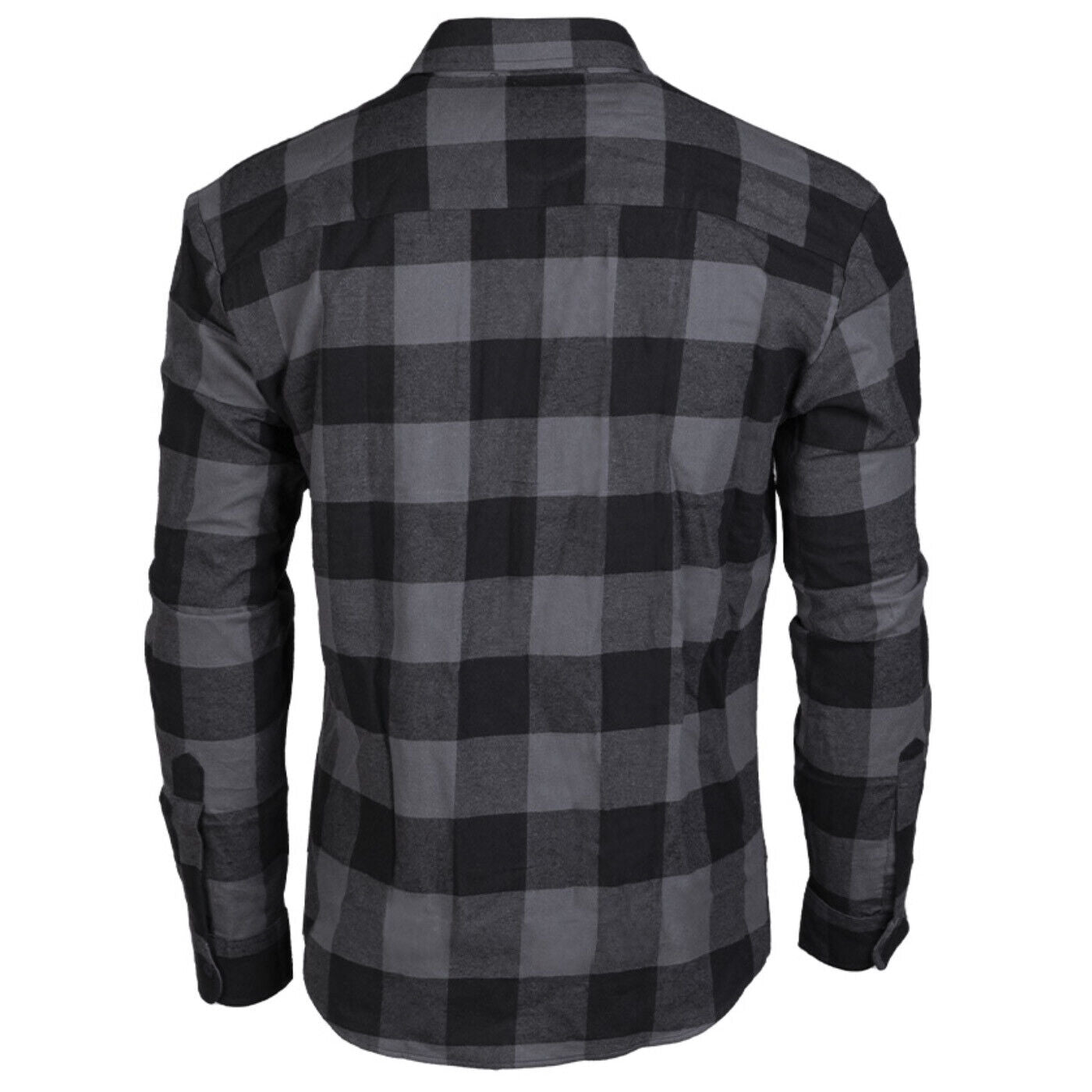Mil-Tec Lumberjack Check Flannel Shirt Black / Grey