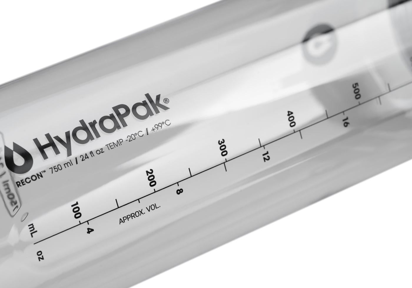 HydraPak RECON Clip & Carry Water Bottle 750ml Clear