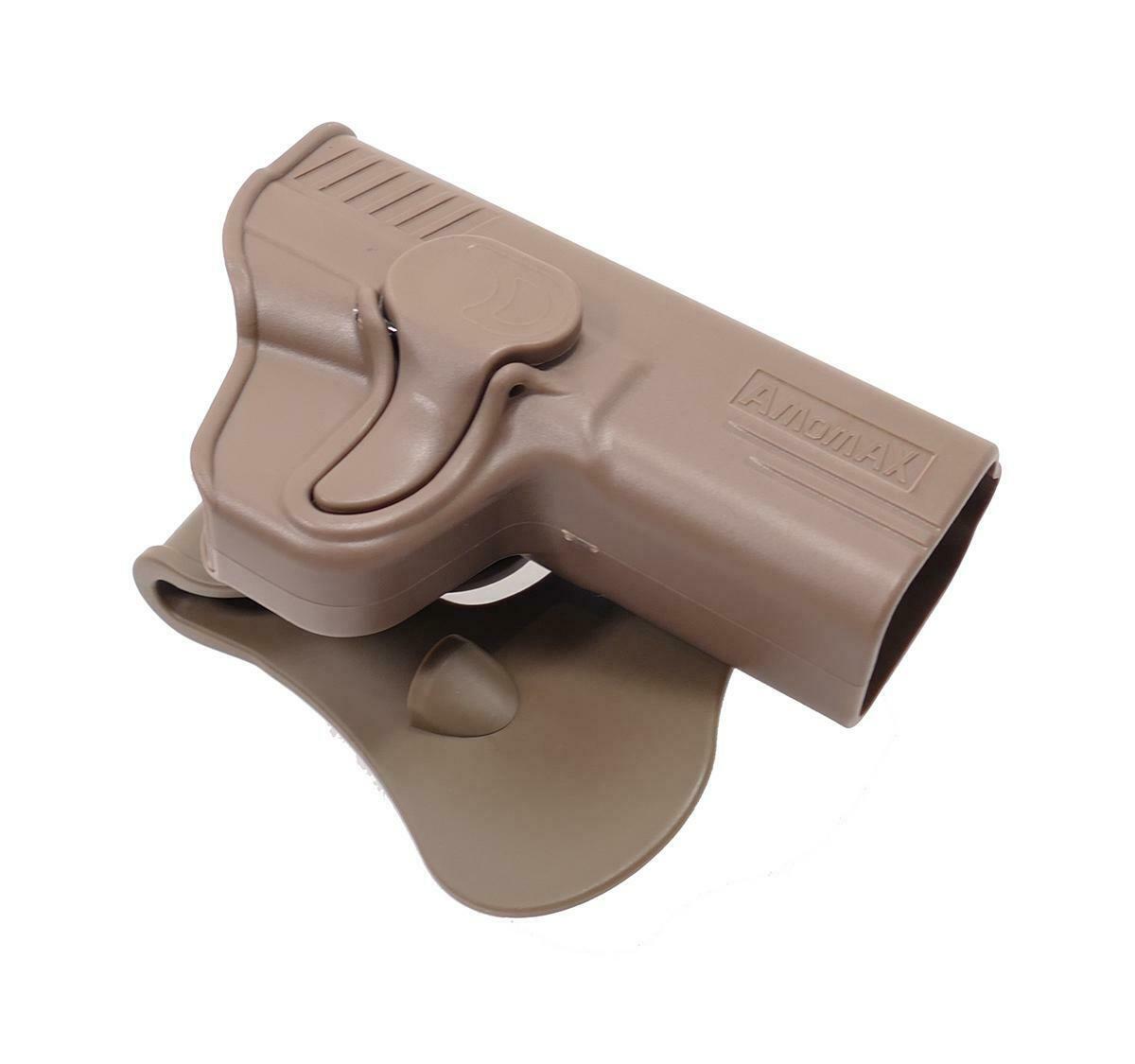 Amomax Retention Holster M&P9 Series FDE R/H 