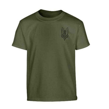 Kombat Kids Printed Army T-Shirt SAS Green