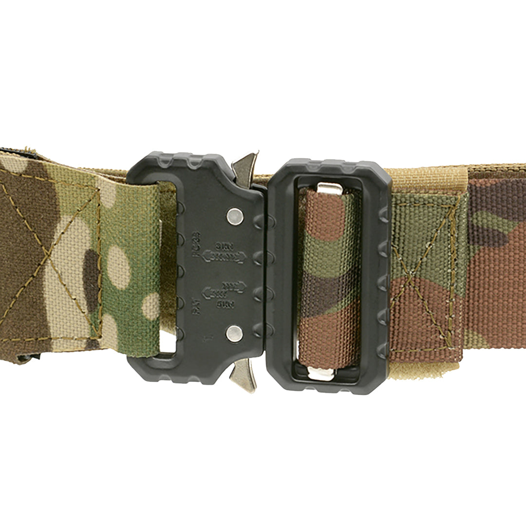 8 Fields Laser Cut Molle Tactical Duty Range Belt QR CP Multicamo
