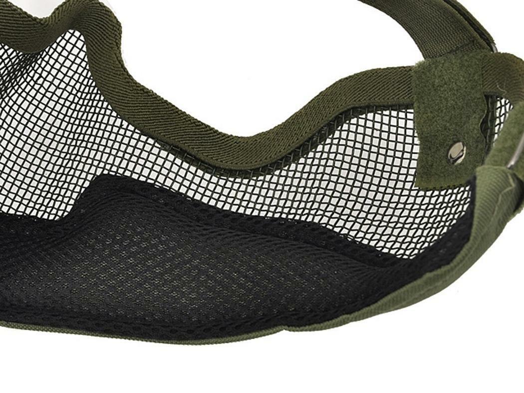 Airsoft Mesh Mask V2 Green