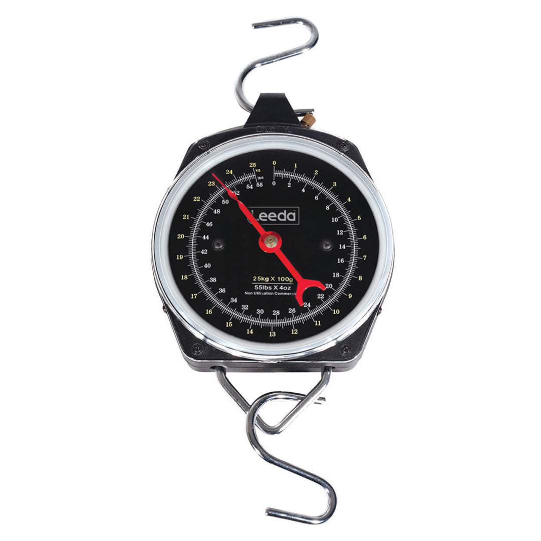 Leeda Fishing Weighing Dial Scales 55lb