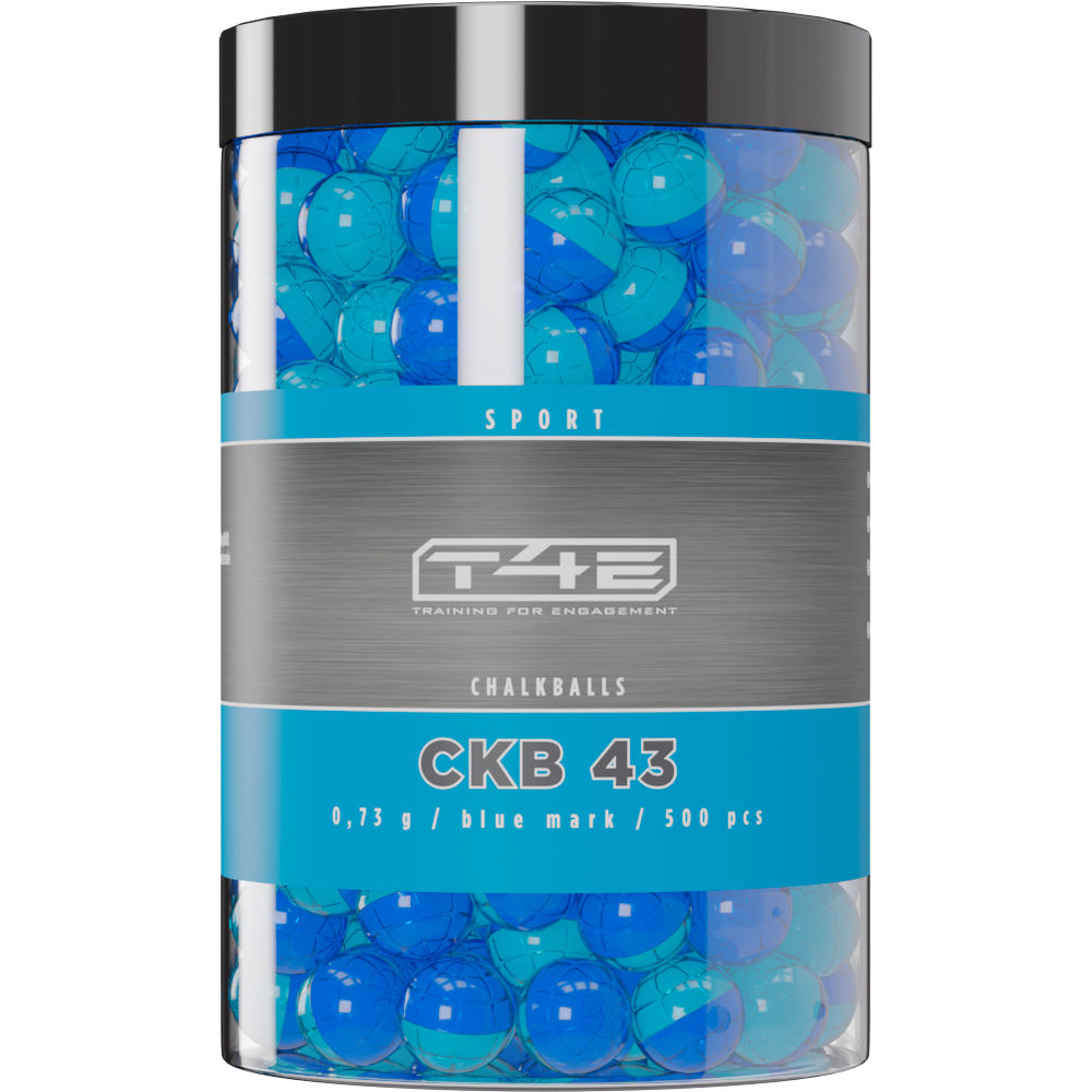 Umarex T4E Sport Blue Chalk Balls .43 Ammo Pellets 500 pcs
