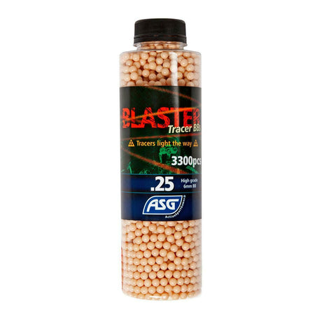 ASG Blaster Red Tracer Airsoft bb’s 0.25g 3300 Bottle 