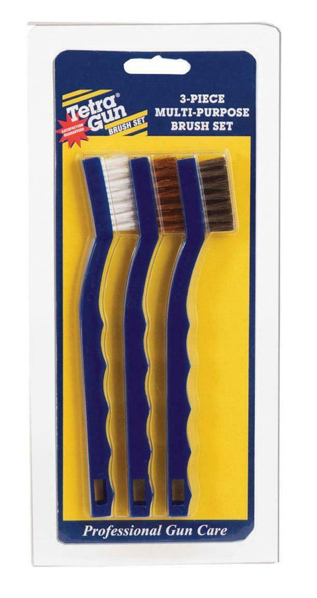 Tetra Gun 3-Piece Multi-Purpose Cleaning Brush Set  