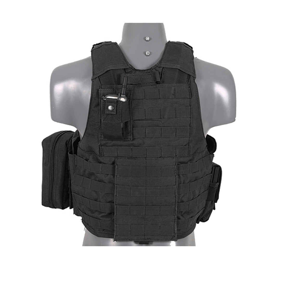 8 Fields Airsoft Combat Vest Black 
