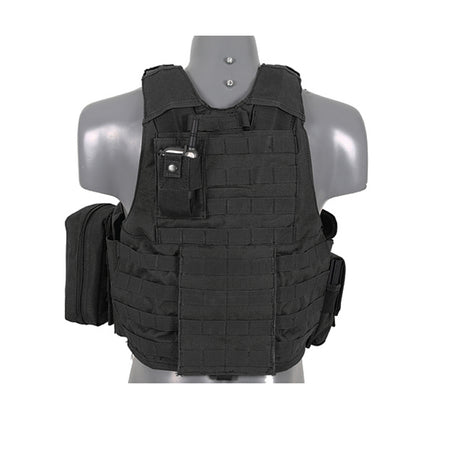 8 Fields Airsoft Combat Vest Black 
