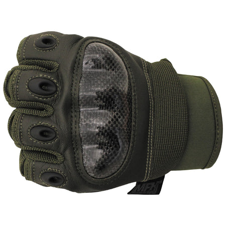 MFH MAX Mission Gloves OD Green Padded