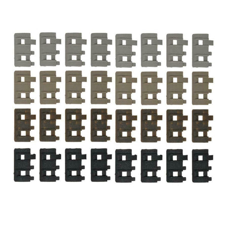 FMA Airsoft 32 Piece Twin Rail Panel Set RIS Rail Covers 