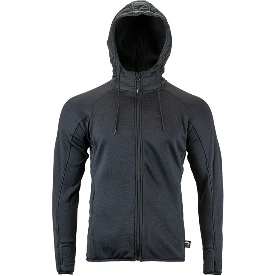 Viper Mens Storm Hoodie Jacket Black