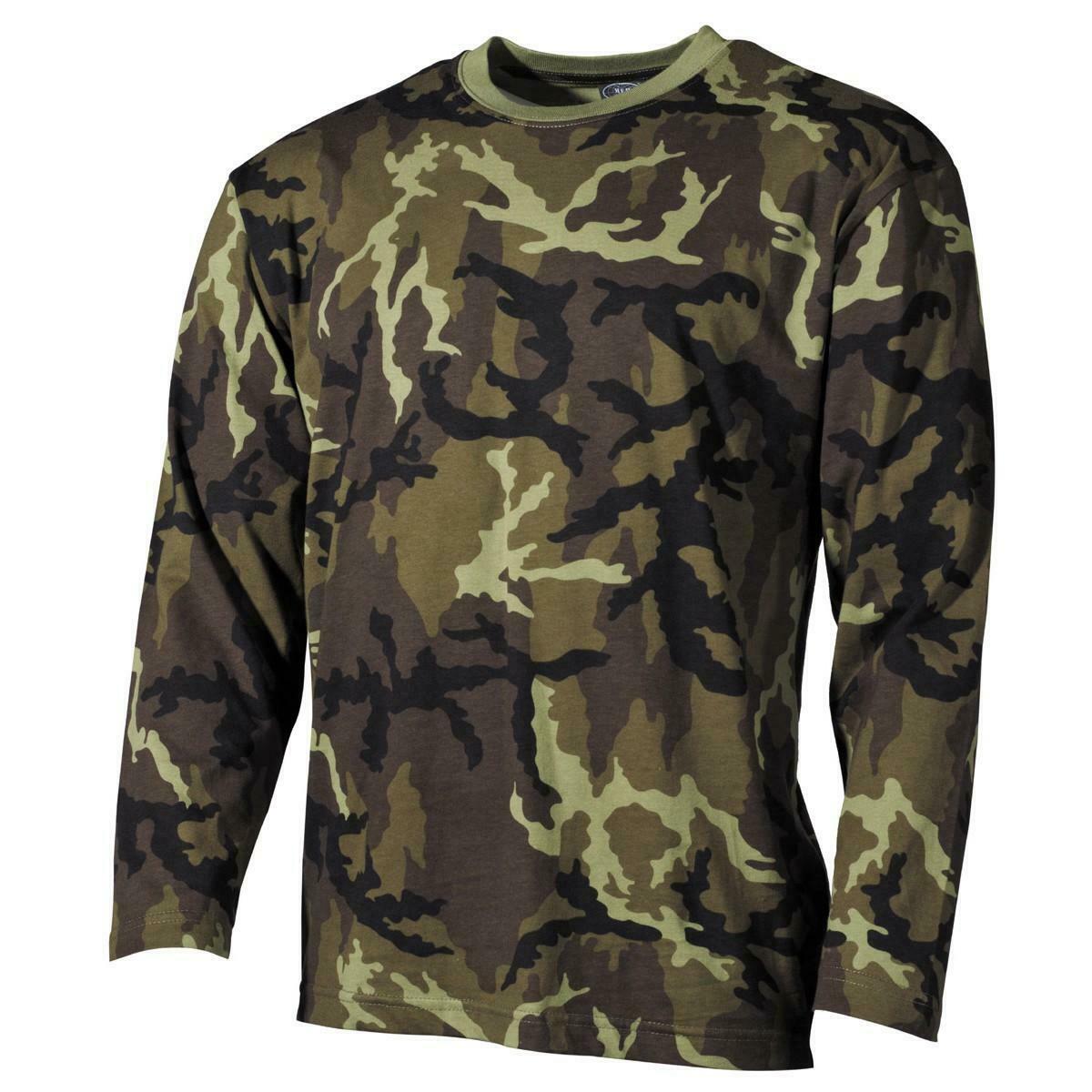 MFH Mens Long Sleeve US Style Army T-Shirt CZ M95