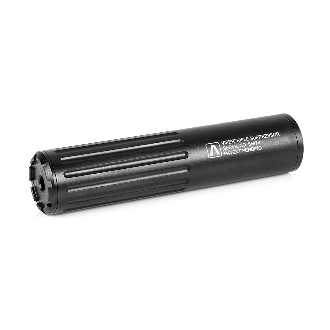 Airsoft Pro CNC Suppressor (Silencer) VIPER™ 180 x 40mm with Barrel Extension