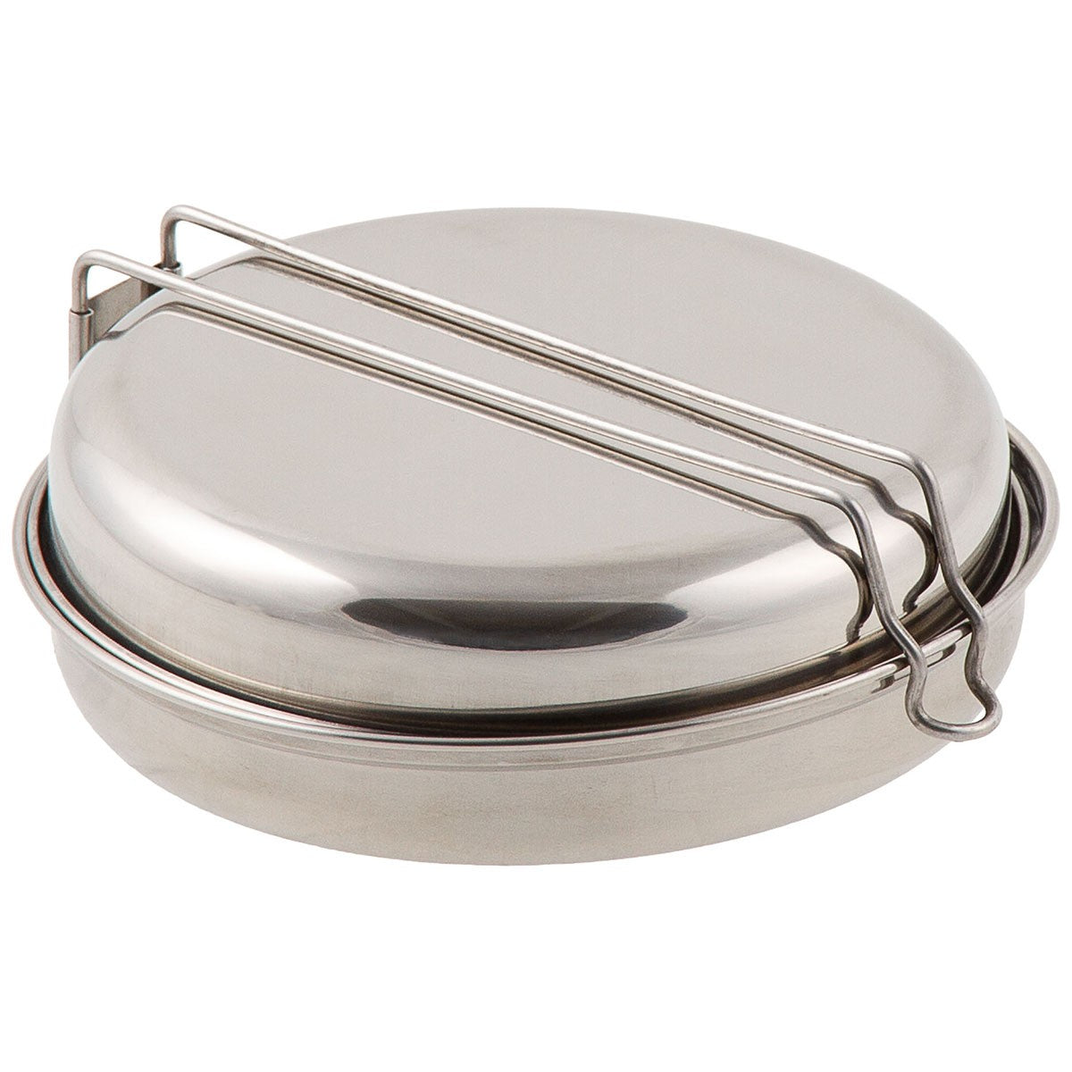 Fox Outdoors Mess Kit Stainless Steel 5 Part Cook Set