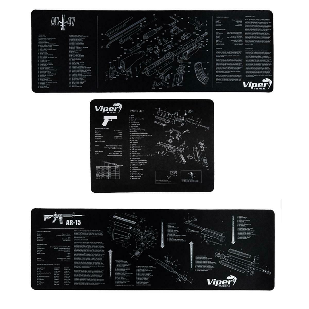 Viper Gun Mat AR15 AK47 - Viper Pistol Mat GLK