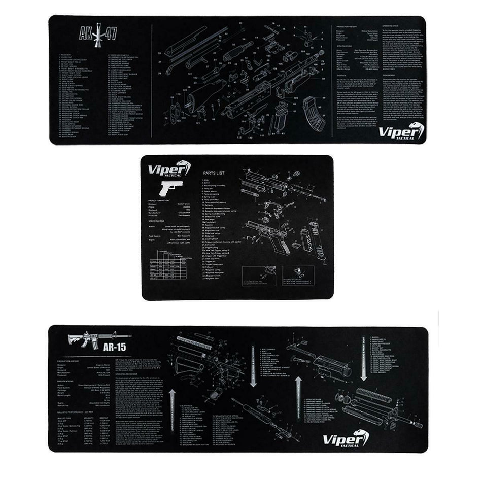 Viper Gun Mat AR15 AK47 - Viper Pistol Mat GLK