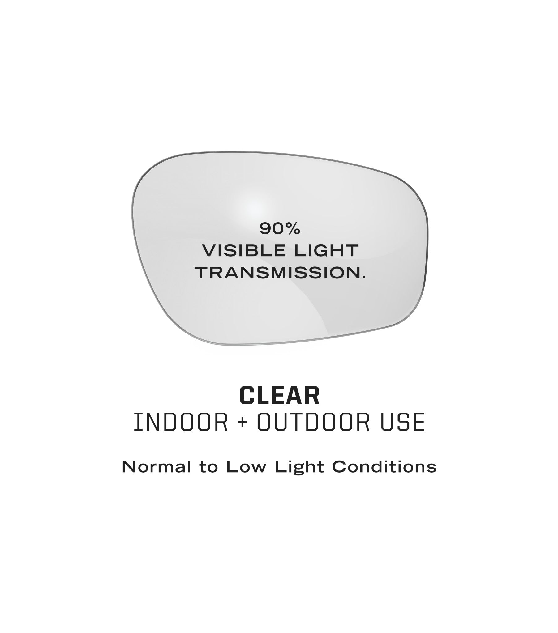 Mechanix Type-N Safety Glasses Clear Frame Clear Lens