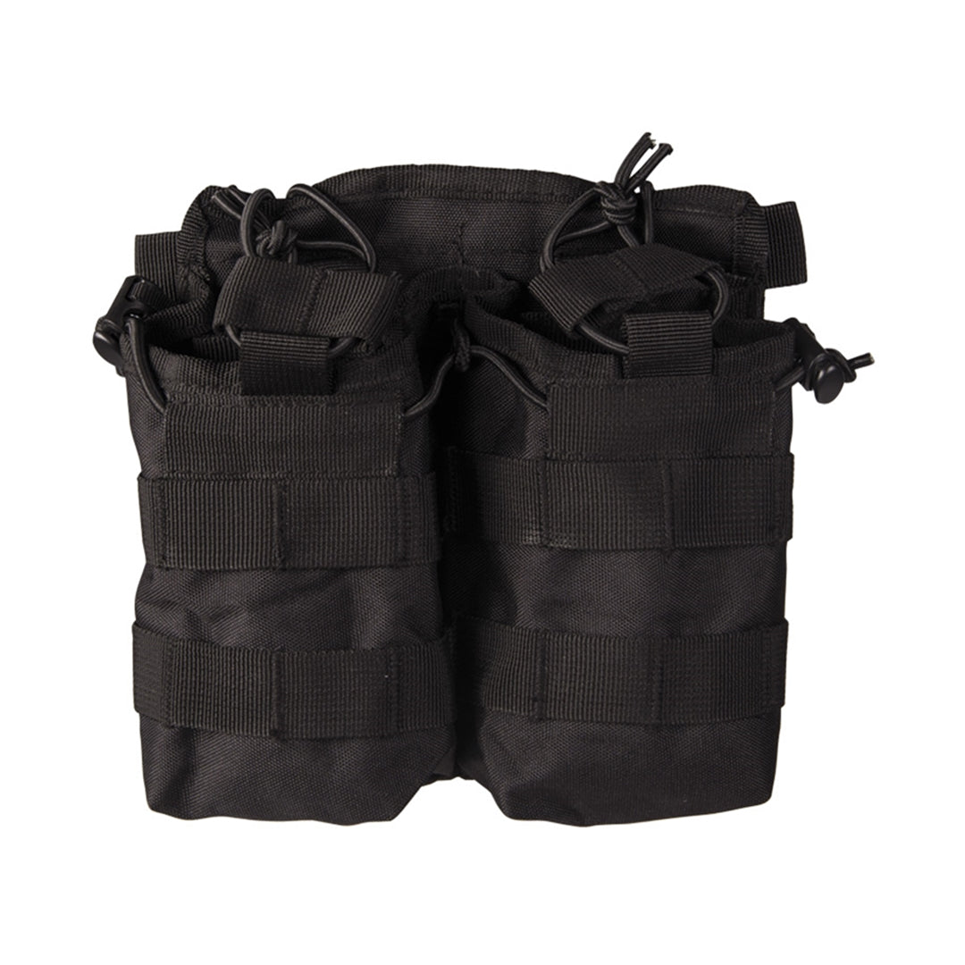 Mil-Tec Open Top Double M-Series Magazine Pouch Black