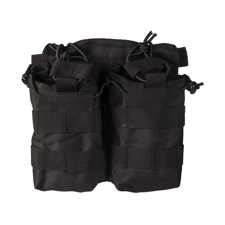 Mil-Tec Open Top Double M-Series Magazine Pouch Black