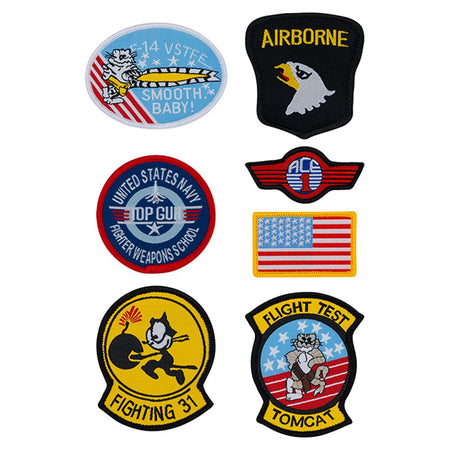 Mil-Com Top Gun Embroidered Badges