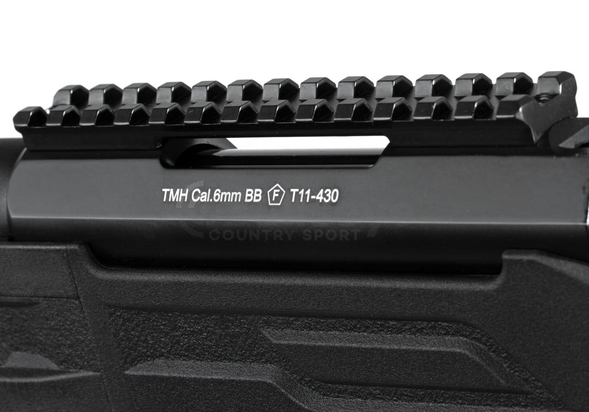 Action Army AAC T11 Airsoft Bolt Action Sniper Rifle Black